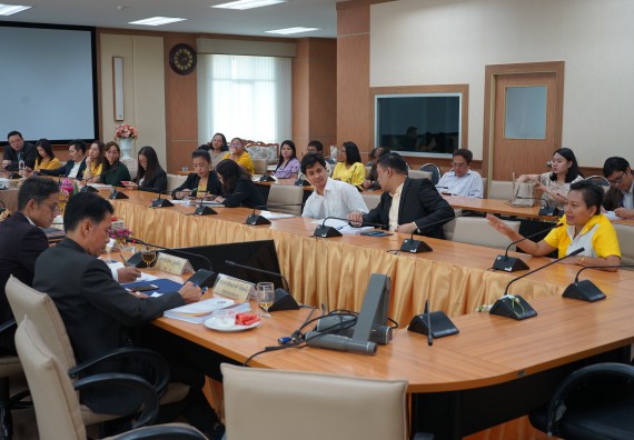 ภาพกิจกรรม คณะวิทยาศาสตร์และเทคโนโลยี เข้าร่วม การประกันคุณภาพการศึกษาภายใน ระดับมหาวิทยาลัย