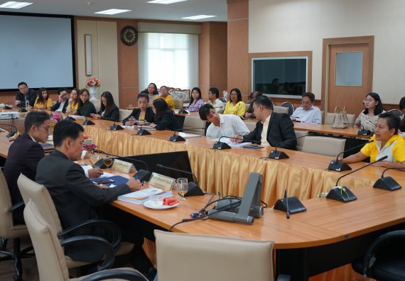 ภาพกิจกรรม คณะวิทยาศาสตร์และเทคโนโลยี เข้าร่วม การประกันคุณภาพการศึกษาภายใน ระดับมหาวิทยาลัย