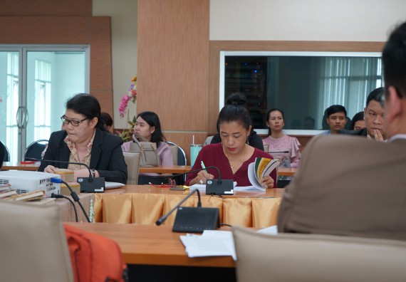 ภาพกิจกรรม คณะวิทยาศาสตร์และเทคโนโลยี เข้าร่วม การประกันคุณภาพการศึกษาภายใน ระดับมหาวิทยาลัย