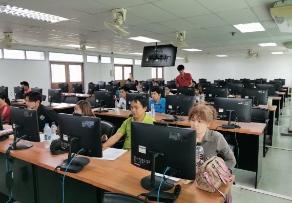 ภาพกิจกรรม คณะวิทยาศาสตร์และเทคโนโลยี เข้าร่วม การอบรมและประเมินผลวัดทักษะตามเกณฑ์มาตรฐานด้านเทคโนโลยีสารสนเทศ