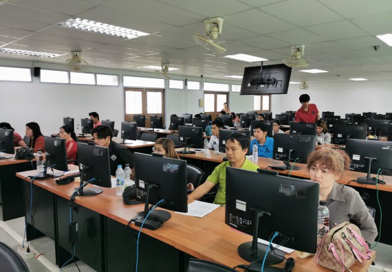 ภาพกิจกรรม คณะวิทยาศาสตร์และเทคโนโลยี เข้าร่วม การอบรมและประเมินผลวัดทักษะตามเกณฑ์มาตรฐานด้านเทคโนโลยีสารสนเทศ