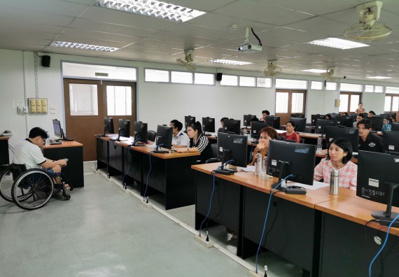 ภาพกิจกรรม คณะวิทยาศาสตร์และเทคโนโลยี เข้าร่วม การอบรมและประเมินผลวัดทักษะตามเกณฑ์มาตรฐานด้านเทคโนโลยีสารสนเทศ