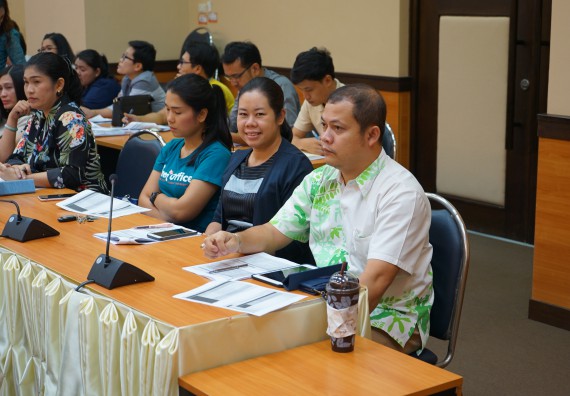 ภาพกิจกรรม คณะวิทยาศาสตร์และเทคโนโลยี เข้าร่วม ประชุมสร้างความเข้าใจเกณฑ์การประกันคุณภาพการศึกษากลุ่มมหาวิทยาลัยราชภัฏ พ.ศ.2562