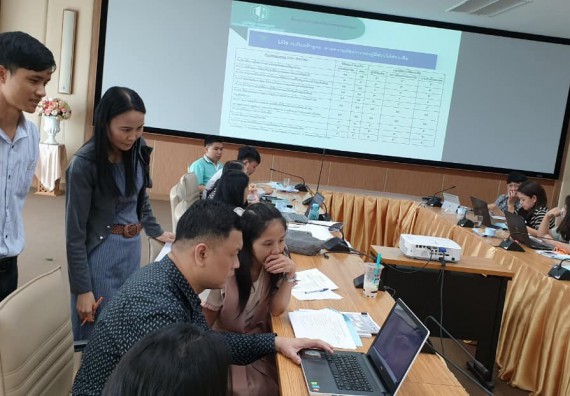 ภาพกิจกรรม คณะวิทยาศาสตร์และเทคโนโลยี เข้าร่วม ประชุมแลกเปลี่ยนเรียนรู้ เรื่อง การจัดทำผลการเรียนรู้ที่คาดหวัง (Expected Learning Outcome : ELOs)