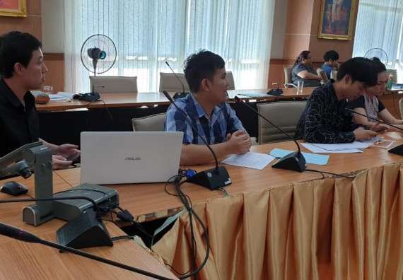 ภาพกิจกรรม คณะวิทยาศาสตร์และเทคโนโลยี เข้าร่วม ประชุมแลกเปลี่ยนเรียนรู้ เรื่อง การจัดทำผลการเรียนรู้ที่คาดหวัง (Expected Learning Outcome : ELOs)