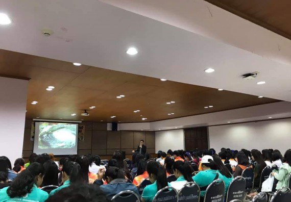 ภาพกิจกรรม โปรแกรมวิชาวิทยาศาสตร์สิ่งแวดล้อม จัดโครงการจัดการขยะมูลฝอยโดยการคัดแยกขยะภายในมหาวิทยาลัย ประจำปี 2562