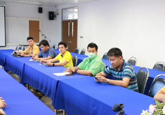 ภาพกิจกรรม คณะวิทยาศาสตร์และเทคโนโลยี จัดประชุมหารือการทดสอบฝีมือแรงงานตามมาตรฐานกรมพัฒนาฝีมือแรงงาน