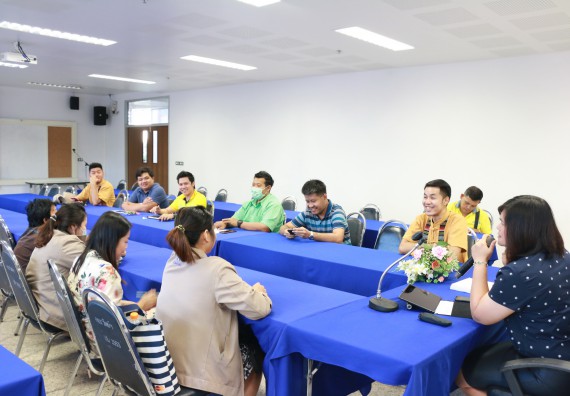 ภาพกิจกรรม คณะวิทยาศาสตร์และเทคโนโลยี จัดประชุมหารือการทดสอบฝีมือแรงงานตามมาตรฐานกรมพัฒนาฝีมือแรงงาน