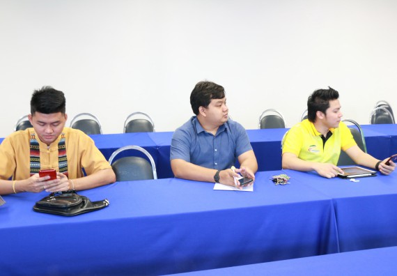 ภาพกิจกรรม คณะวิทยาศาสตร์และเทคโนโลยี จัดประชุมหารือการทดสอบฝีมือแรงงานตามมาตรฐานกรมพัฒนาฝีมือแรงงาน