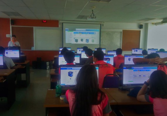 ภาพกิจกรรม โปรแกรมวิชาวิทยาการคอมพิวเตอร์ จัดอบรมเชิงปฏิบัติการการประกอบคอมพิวเตอร์และซ่อมบำรุง