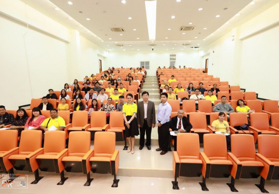 ภาพกิจกรรม คณะวิทยาศาสตร์และเทคโนโลยี เข้าร่วม อบรมเชิงปฏิบัติการการวัดและประเมินผลการศึกษา (การตัดเกรดอิงเกณฑ์และอิงกลุ่ม)