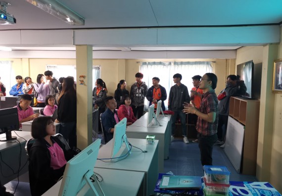 ภาพกิจกรรม โปรแกรมวิชาวิทยาการคอมพิวเตอร์ จัดอบรมเชิงปฏิบัติการด้านวิทยาการคอมพิวเตอร์ ประจำปีงบประมาณ 2563