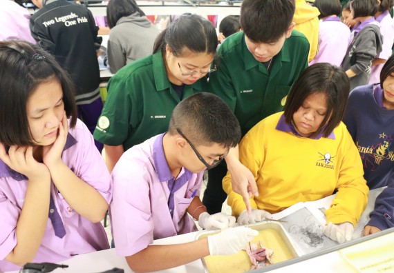 ภาพกิจกรรม คณะวิทยาศาสตร์และเทคโนโลยี จัดค่ายบูรณาการส่งเสริมนักเรียนห้องเรียนพิเศษ (E-SMART) ด้านวิทยาศาสตร์ โรงเรียนคลองขลุงราษรังสรรค์