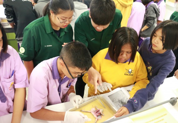 ภาพกิจกรรม คณะวิทยาศาสตร์และเทคโนโลยี จัดค่ายบูรณาการส่งเสริมนักเรียนห้องเรียนพิเศษ (E-SMART) ด้านวิทยาศาสตร์ โรงเรียนคลองขลุงราษรังสรรค์