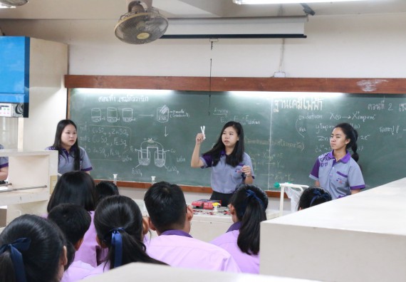 ภาพกิจกรรม คณะวิทยาศาสตร์และเทคโนโลยี จัดค่ายบูรณาการส่งเสริมนักเรียนห้องเรียนพิเศษ (E-SMART) ด้านวิทยาศาสตร์ โรงเรียนคลองขลุงราษรังสรรค์ 