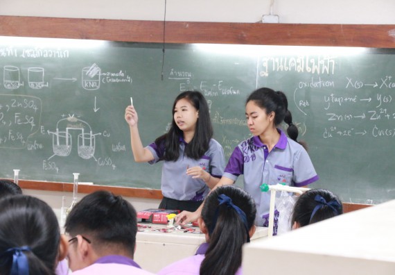 ภาพกิจกรรม คณะวิทยาศาสตร์และเทคโนโลยี จัดค่ายบูรณาการส่งเสริมนักเรียนห้องเรียนพิเศษ (E-SMART) ด้านวิทยาศาสตร์ โรงเรียนคลองขลุงราษรังสรรค์ 