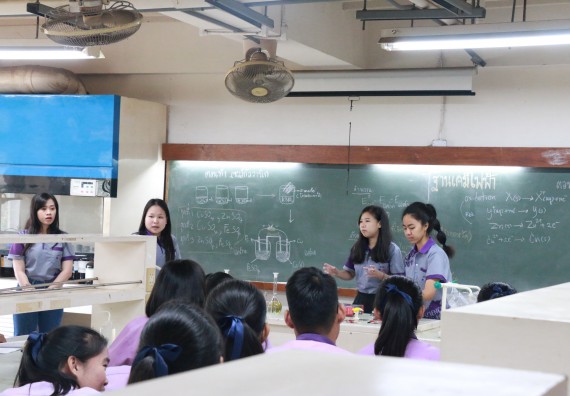 ภาพกิจกรรม คณะวิทยาศาสตร์และเทคโนโลยี จัดค่ายบูรณาการส่งเสริมนักเรียนห้องเรียนพิเศษ (E-SMART) ด้านวิทยาศาสตร์ โรงเรียนคลองขลุงราษรังสรรค์ 