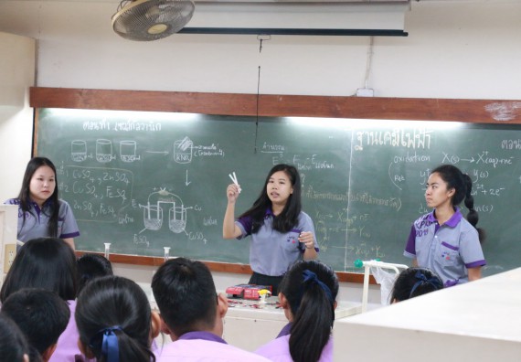 ภาพกิจกรรม คณะวิทยาศาสตร์และเทคโนโลยี จัดค่ายบูรณาการส่งเสริมนักเรียนห้องเรียนพิเศษ (E-SMART) ด้านวิทยาศาสตร์ โรงเรียนคลองขลุงราษรังสรรค์ 