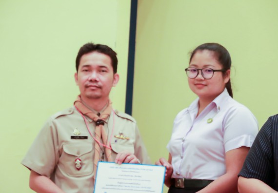 ภาพกิจกรรม คณะวิทยาศาสตร์และเทคโนโลยี จัดพิธีมอบทุนการศึกษา ปตท.สผ.ประจาปี 2562