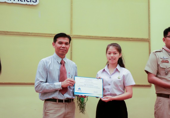 ภาพกิจกรรม คณะวิทยาศาสตร์และเทคโนโลยี จัดพิธีมอบทุนการศึกษา ปตท.สผ.ประจาปี 2562