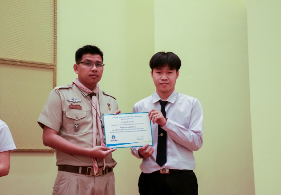 ภาพกิจกรรม คณะวิทยาศาสตร์และเทคโนโลยี จัดพิธีมอบทุนการศึกษา ปตท.สผ.ประจาปี 2562