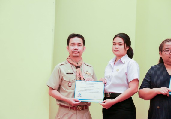 ภาพกิจกรรม คณะวิทยาศาสตร์และเทคโนโลยี จัดพิธีมอบทุนการศึกษา ปตท.สผ.ประจาปี 2562