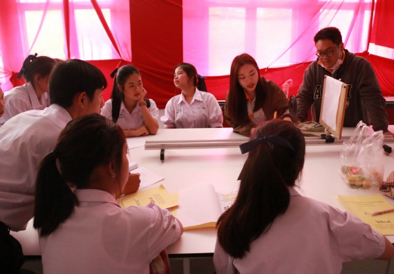ภาพกิจกรรม คณะวิทยาศาสตร์และเทคโนโลยี จัดค่ายวิทยาศาสตร์โรงเรียนตากพิทยาคม
