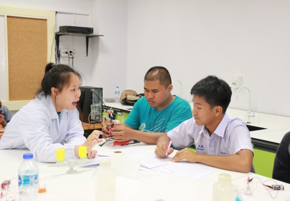 ภาพกิจกรรม คณะวิทยาศาสตร์และเทคโนโลยี จัดค่ายวิทยาศาสตร์โรงเรียนตากพิทยาคม