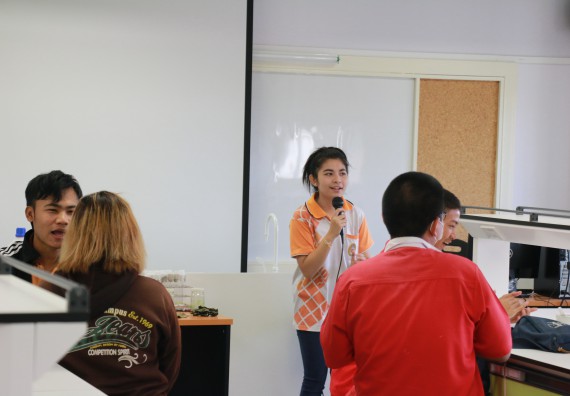 ภาพกิจกรรม คณะวิทยาศาสตร์และเทคโนโลยี จัดโครงการค่ายวิทยาศาสตร์นักเรียนห้องเรียนพิเศษวิทยาศาสตร์ ระดับชั้นมัธยมศึกษาปีที่ 2 โรงเรียนกำแพงเพชรพิทยาคม 