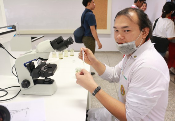 ภาพกิจกรรม คณะวิทยาศาสตร์และเทคโนโลยี จัดโครงการค่ายวิทยาศาสตร์นักเรียนห้องเรียนพิเศษวิทยาศาสตร์ ระดับชั้นมัธยมศึกษาปีที่ 2 โรงเรียนกำแพงเพชรพิทยาคม 