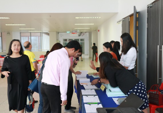 ภาพกิจกรรม คณะวิทยาศาสตร์และเทคโนโลยี จัดโครงการการบริหารหลักสูตรให้มีคุณภาพตามการประกันคุณภาพการศึกษาภายใน ระดับหลักสูตร