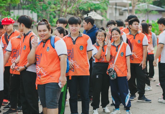 ภาพกิจกรรม คณะวิทยาศาสตร์และเทคโนโลยี จัดกิจกรรมกีฬาสานสัมพันธ์ ปลาบึกเกมส์ คณะวิทยาศาสตร์และเทคโนโลยี