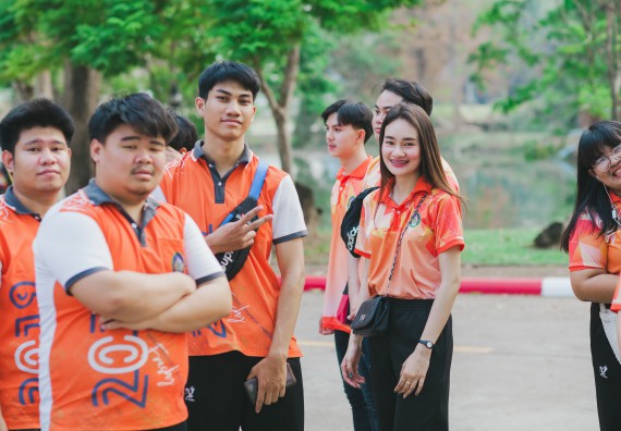 ภาพกิจกรรม คณะวิทยาศาสตร์และเทคโนโลยี จัดกิจกรรมกีฬาสานสัมพันธ์ ปลาบึกเกมส์ คณะวิทยาศาสตร์และเทคโนโลยี