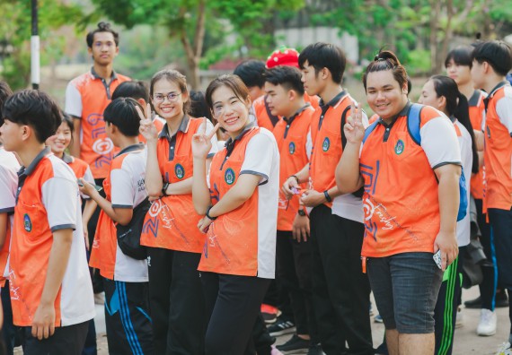 ภาพกิจกรรม คณะวิทยาศาสตร์และเทคโนโลยี จัดกิจกรรมกีฬาสานสัมพันธ์ ปลาบึกเกมส์ คณะวิทยาศาสตร์และเทคโนโลยี