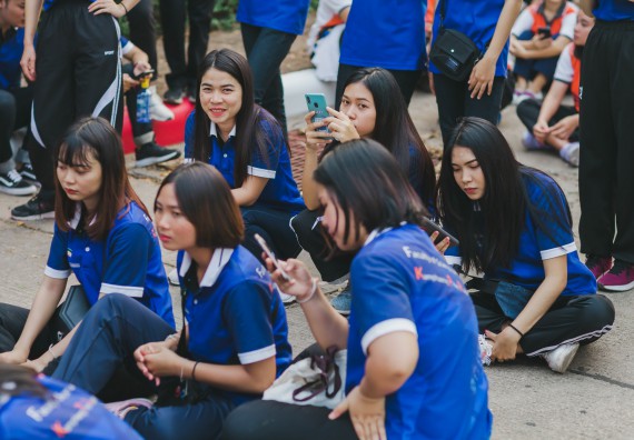 ภาพกิจกรรม คณะวิทยาศาสตร์และเทคโนโลยี จัดกิจกรรมกีฬาสานสัมพันธ์ ปลาบึกเกมส์ คณะวิทยาศาสตร์และเทคโนโลยี