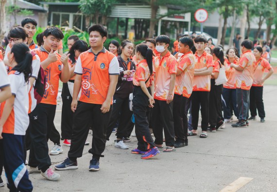 ภาพกิจกรรม คณะวิทยาศาสตร์และเทคโนโลยี จัดกิจกรรมกีฬาสานสัมพันธ์ ปลาบึกเกมส์ คณะวิทยาศาสตร์และเทคโนโลยี