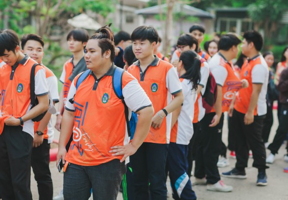 ภาพกิจกรรม คณะวิทยาศาสตร์และเทคโนโลยี จัดกิจกรรมกีฬาสานสัมพันธ์ ปลาบึกเกมส์ คณะวิทยาศาสตร์และเทคโนโลยี