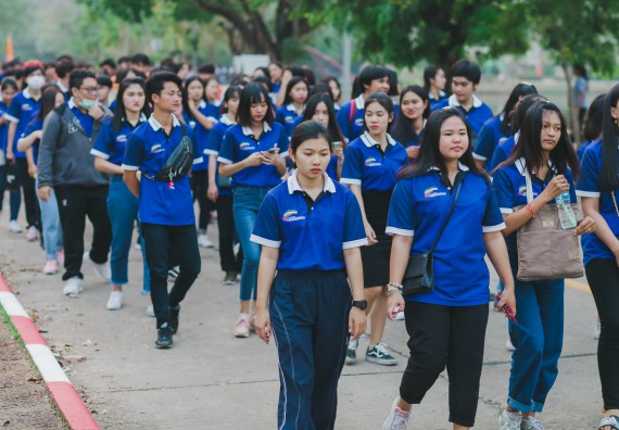 ภาพกิจกรรม คณะวิทยาศาสตร์และเทคโนโลยี จัดกิจกรรมกีฬาสานสัมพันธ์ ปลาบึกเกมส์ คณะวิทยาศาสตร์และเทคโนโลยี