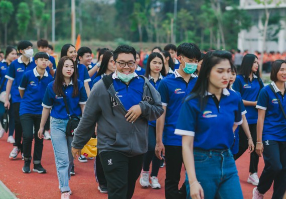 ภาพกิจกรรม คณะวิทยาศาสตร์และเทคโนโลยี จัดกิจกรรมกีฬาสานสัมพันธ์ ปลาบึกเกมส์ คณะวิทยาศาสตร์และเทคโนโลยี