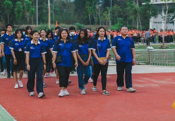 ภาพกิจกรรม คณะวิทยาศาสตร์และเทคโนโลยี จัดกิจกรรมกีฬาสานสัมพันธ์ ปลาบึกเกมส์ คณะวิทยาศาสตร์และเทคโนโลยี