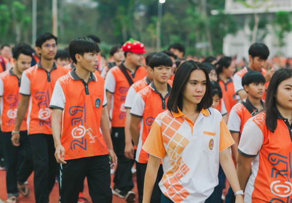 ภาพกิจกรรม คณะวิทยาศาสตร์และเทคโนโลยี จัดกิจกรรมกีฬาสานสัมพันธ์ ปลาบึกเกมส์ คณะวิทยาศาสตร์และเทคโนโลยี