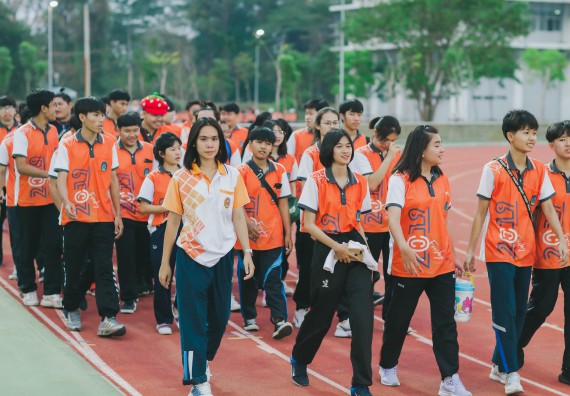 ภาพกิจกรรม คณะวิทยาศาสตร์และเทคโนโลยี จัดกิจกรรมกีฬาสานสัมพันธ์ ปลาบึกเกมส์ คณะวิทยาศาสตร์และเทคโนโลยี
