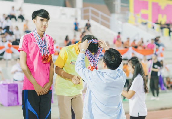 ภาพกิจกรรม คณะวิทยาศาสตร์และเทคโนโลยี จัดกิจกรรมกีฬาสานสัมพันธ์ ปลาบึกเกมส์ คณะวิทยาศาสตร์และเทคโนโลยี