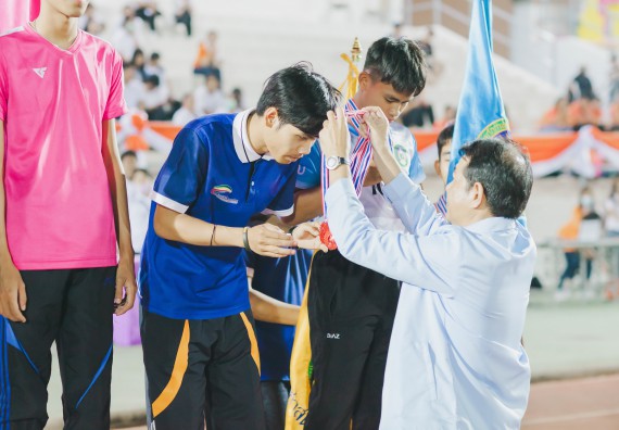 ภาพกิจกรรม คณะวิทยาศาสตร์และเทคโนโลยี จัดกิจกรรมกีฬาสานสัมพันธ์ ปลาบึกเกมส์ คณะวิทยาศาสตร์และเทคโนโลยี