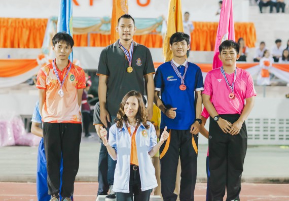 ภาพกิจกรรม คณะวิทยาศาสตร์และเทคโนโลยี จัดกิจกรรมกีฬาสานสัมพันธ์ ปลาบึกเกมส์ คณะวิทยาศาสตร์และเทคโนโลยี