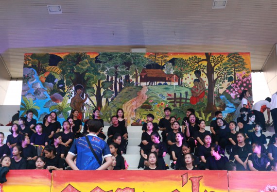 ภาพกิจกรรม คณะวิทยาศาสตร์และเทคโนโลยี จัดกิจกรรมกีฬาสานสัมพันธ์ ปลาบึกเกมส์ คณะวิทยาศาสตร์และเทคโนโลยี