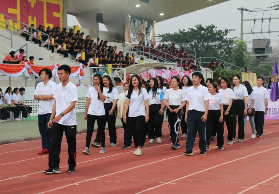 ภาพกิจกรรม คณะวิทยาศาสตร์และเทคโนโลยี จัดกิจกรรมกีฬาสานสัมพันธ์ ปลาบึกเกมส์ คณะวิทยาศาสตร์และเทคโนโลยี