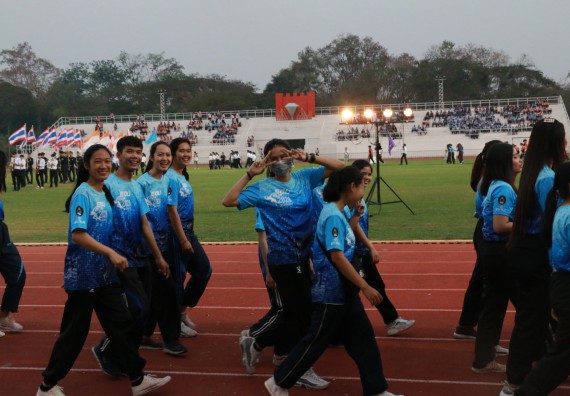 ภาพกิจกรรม คณะวิทยาศาสตร์และเทคโนโลยี จัดกิจกรรมกีฬาสานสัมพันธ์ ปลาบึกเกมส์ คณะวิทยาศาสตร์และเทคโนโลยี