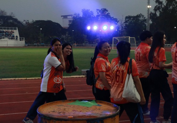 ภาพกิจกรรม คณะวิทยาศาสตร์และเทคโนโลยี จัดกิจกรรมกีฬาสานสัมพันธ์ ปลาบึกเกมส์ คณะวิทยาศาสตร์และเทคโนโลยี