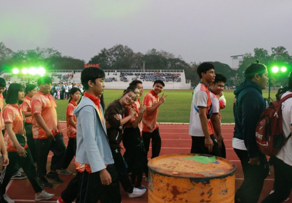 ภาพกิจกรรม คณะวิทยาศาสตร์และเทคโนโลยี จัดกิจกรรมกีฬาสานสัมพันธ์ ปลาบึกเกมส์ คณะวิทยาศาสตร์และเทคโนโลยี